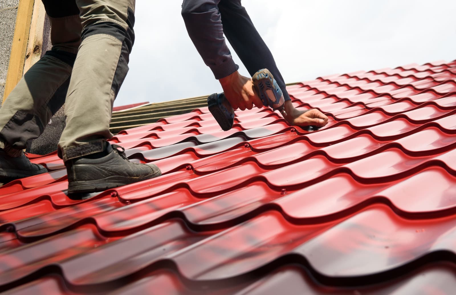 Metal roofing detail
